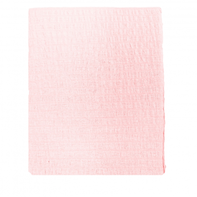 Prześcieradło bawełniane KORA  - kolor baby pink 22